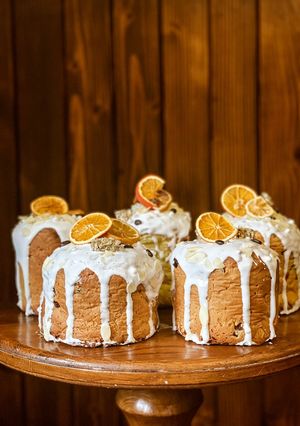 Паска класична з глазур‘ю на желатині