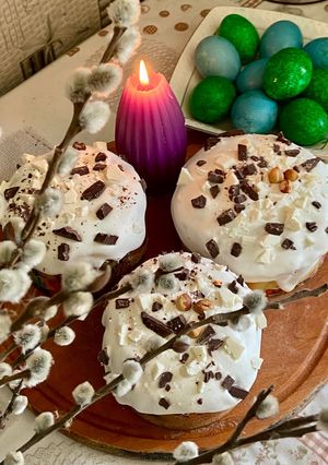 Паски на творожному тісті