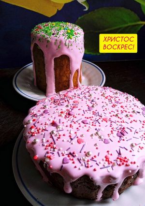 Творожные куличи в духовке