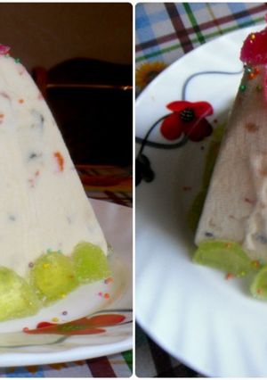 Творожная паска с изюмом, черносливом и цукатами