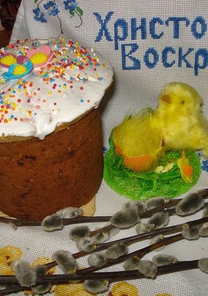 Творожные печёные куличи