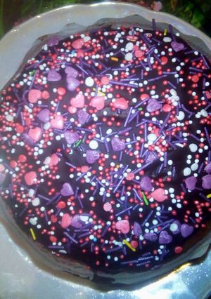 Шоколадно-кофейная помадка для кулича