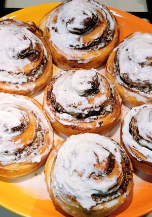 Булочки з шоколадом та горіхами а-ля сінабони