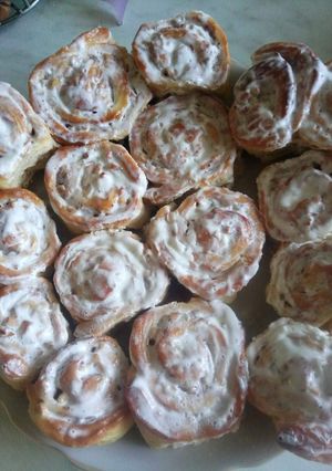 Синнабоны с яблоками