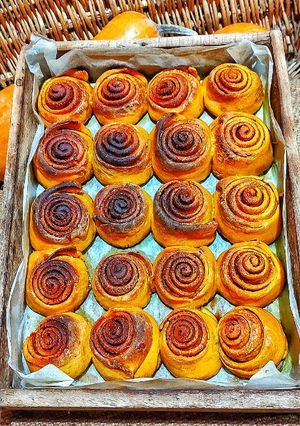 Гарбузові сінабони з корицею