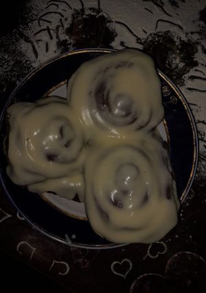 Шоколадні сінабони із заварним кремом