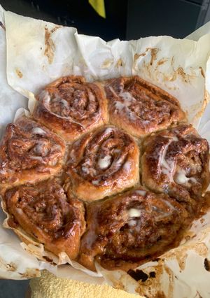 Сінабони з яблучком та корицею