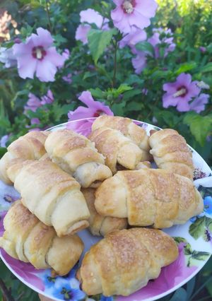 Пісочні рогалики зі згущонкою