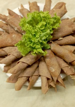 Рогалики з курячої печінки