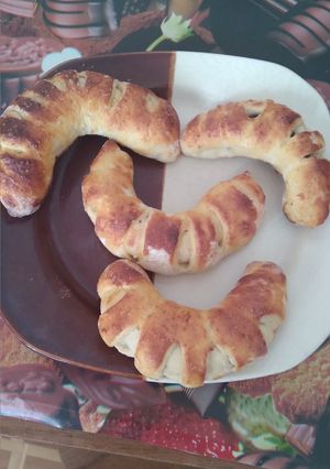 Рогалики з шоколадною начинкою