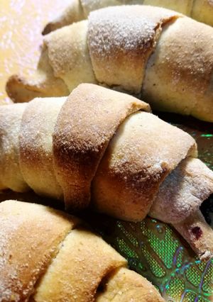 Рогалики с ягодами