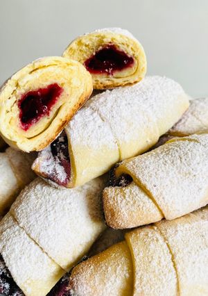 Рогалики на сметані