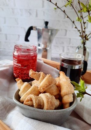 Рогалики на сирному тісті