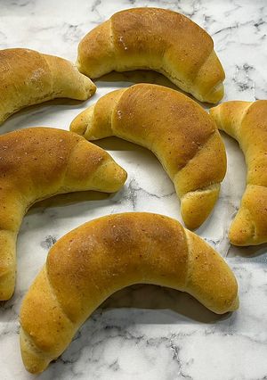 Хлібні рогалики з висівками