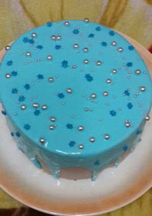 Муссовый торт с профитролями