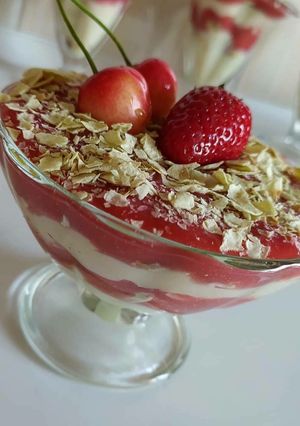 Ленивый клубничный Наполеон