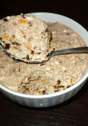 ПП Десерт из творога с сухофруктами