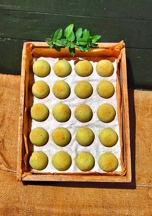 Печиво з ківі та свіжої м'яти