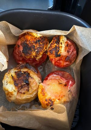 Печені яблука в аерогрилі