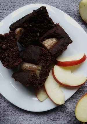 Шоколадний кекс зі спілими бананами