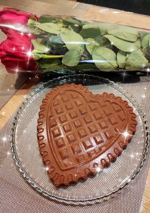 Шоколадный десерт "Сердце"