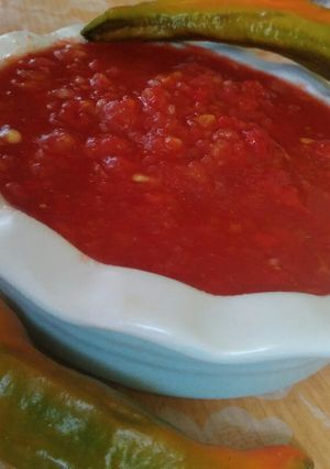 Аджика в свежем виде