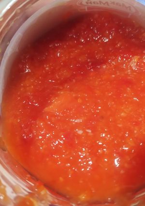 Аджика из красного перца без варки на зиму