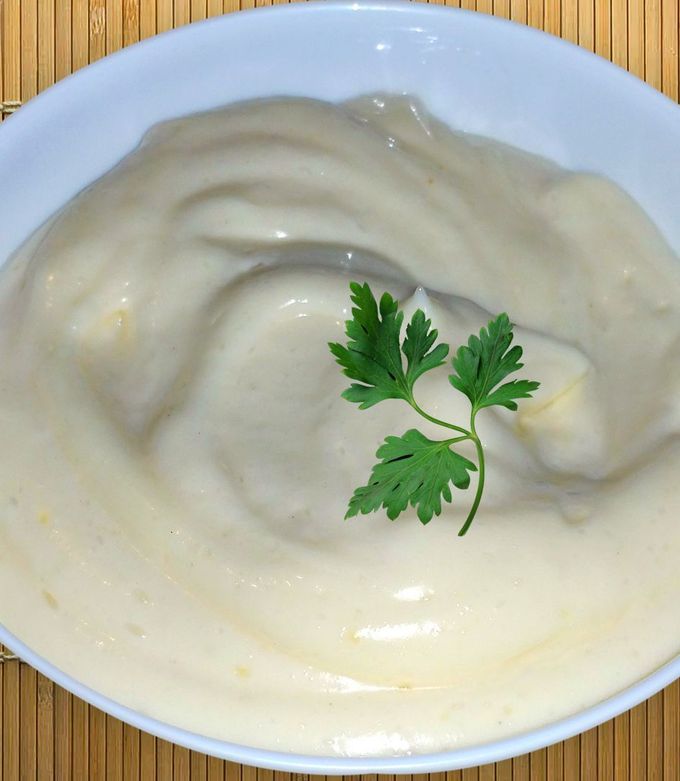 Вкусный домашний майонез (миксером)