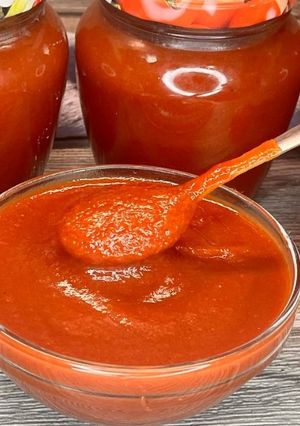 Кетчуп зі сливами/Дуже смачний рецепт кетчупу на зиму/Смачний соус до м'яса)