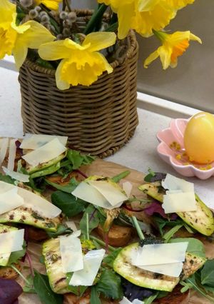 Брускета з кабачком на грилі ️