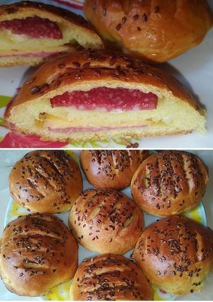 Булочка-бутерброд!