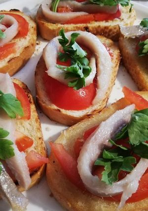 Бутерброд с сельдью