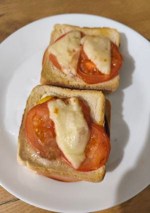 Бутерброди з яйцем в аерогрилі