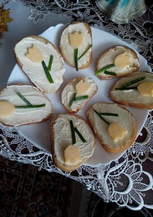 Бутерброди-тюльпани