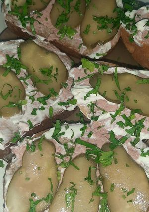 Бутерброды с печеночным ливером на быструю руку