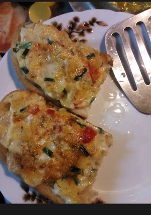 Бутерброды с жареной картошкой