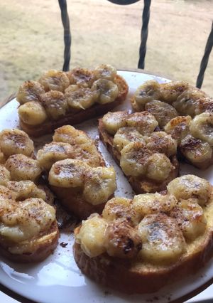 Бутерброды с жареными бананами️