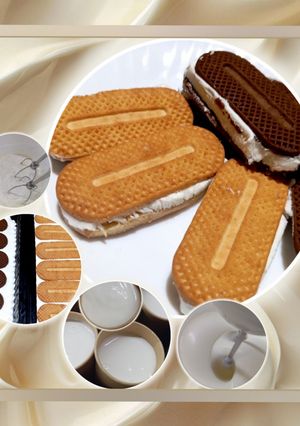 Ванільне морозиво Сендвіч 