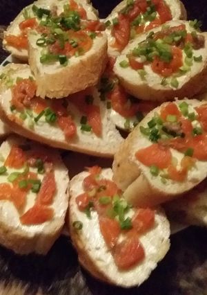 Бутерброды с семгой