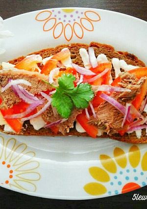 Бутерброды с телятиной