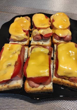 Горячие бутерброды за пару минут в микроволновке