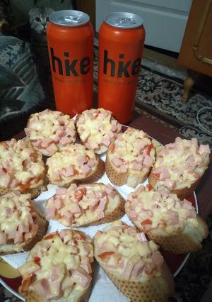 Горячие бутерброды к пиву