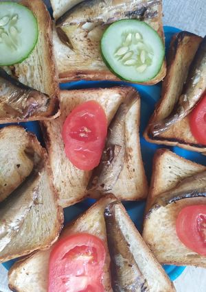 Гренки-бутерброды