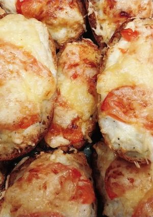 Горячие бутерброды с куриным фаршем