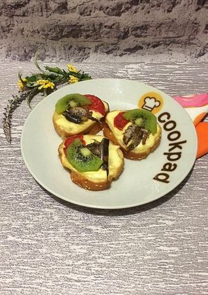 Запечені бутерброди зі шпротами