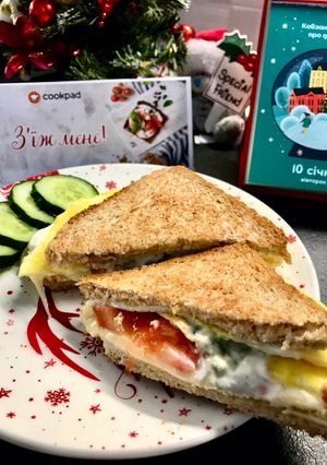 Сендвіч з яйцем і сиром