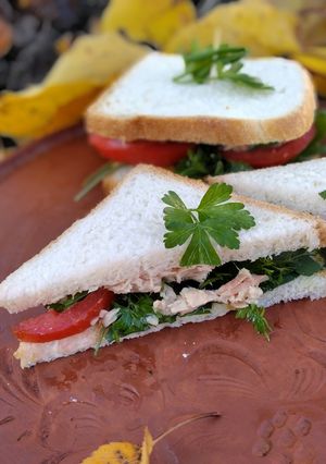 Сендвіч з тунцем на сніданок