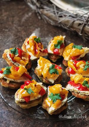 Симпатичная и вкусная закуска - бутерброд