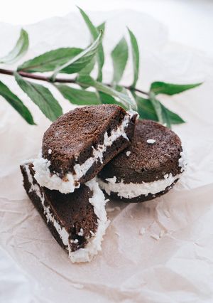 Шоколадне печиво-сендвіч