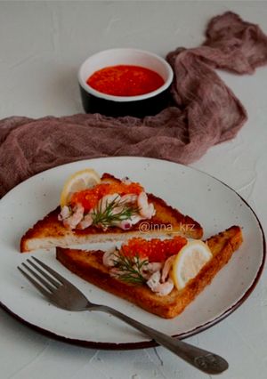 Шведський бутерброд з креветками / Toast Skagen